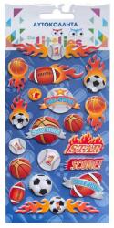 Luna The Littlies: Sportos 3D pufi matrica szett 10x22cm-es íven (000646971) - innotechshop