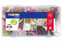 Playbox PlayBox: Műanyag 1900 db-os gyöngyszett tárolóban (2471975) - innotechshop