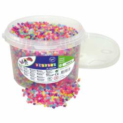 Playbox PlayBox: 5mm-es MIDI Vasalható gyöngyök - Áttetsző pasztell színek 20.000db-os csomag vödörben (2456047) - innotechshop