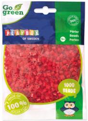 Playbox PlayBox: Go Green 5mm-es MIDI vasalható gyöngy 1000db-os piros színben (2456468) - innotechshop