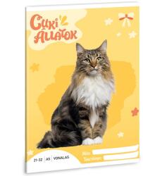 Ars Una Ars Una: Cuki állatok - Norvég macska vonalas füzet A/5 (53624291)