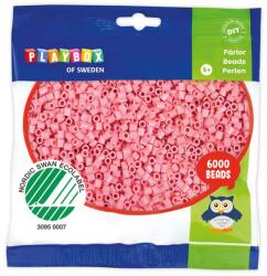 Playbox PlayBox: 5mm-es MIDI vasalható gyöngy 6000db-os pasztell pink színben (2456526) - innotechshop