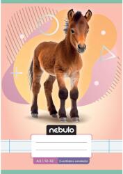 Nebulo Nebulo: Tűzött 3. osztályos vonalas füzet A5-ös 12-32 Állatos - Lovas (VO3-AM-A5-12346868) - innotechshop