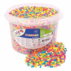 Playbox PlayBox: 5mm-es MIDI neon színű vasalható gyöngyök vödörben 20.000db-os csomag (2456485) - innotechshop
