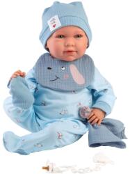 Llorens Llorens: Mimo Llorón 42cm-es baba hanggal kutyusos előkével (74120) - innotechshop