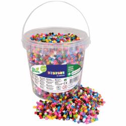 Playbox PlayBox: Go Green 5mm-es MIDI vegyes színű vasalható gyöngy vödörben 5000db-os csomag (2456413) - innotechshop