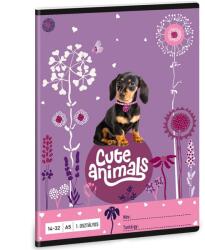 Ars Una Ars Una: Cute Animals - Puppy tacskós 1. osztályos vonalas füzet A/5 (53583697) - innotechshop