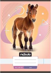 Nebulo Nebulo: Tűzött sima füzet A5-ös 20-32 Állatos - Lovas (SI-AM-A5-12347018)