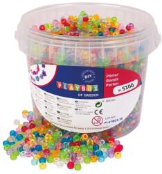 Playbox PlayBox: Kis méretű átlátszó fűzhető gyöngyök 5000db-os (2471926) - innotechshop
