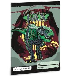 Ars Una Ars Una: T-Rex dinoszauruszos vonalas füzet A/5 (53623461) - innotechshop