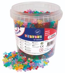 Playbox PlayBox: Műanyag színes és átlátszó gyöngy szett 2200 db-os (2471923) - innotechshop