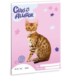 Ars Una Ars Una: Cuki állatok - Bengáli macska sima lapú füzet A/5 (53614254)