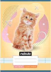 Nebulo Nebulo: Tűzött 1. osztályos vonalas füzet A5-ös 14-32 Állatos - Cicás (VO1-AM-A5-12346653) - innotechshop