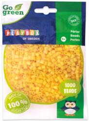 Playbox PlayBox: Go Green 5mm-es MIDI vasalható gyöngy 1000db-os sárga színben (2456466) - innotechshop