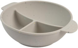 Canpol babies Dots Szilikon osztott tál tapadókoronggal (360ml) - Szürke