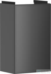 Hansgrohe XEVOLOS E 57, 5x34x24, 5 cm-es 1 ajtós, jobbos fali szekrény mosdó nélkül, matt/metál palaszürke 54171770 (54171770)