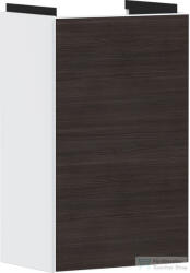 Hansgrohe XEVOLOS E 57, 5x34x24, 5 cm-es 1 ajtós, balos fali szekrény mosdó nélkül, matt/sötét tölgy 54166730 (54166730)