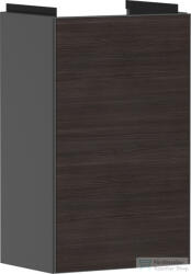 Hansgrohe XEVOLOS E 57, 5x34x24, 5 cm-es 1 ajtós, balos fali szekrény mosdó nélkül, matt palaszürke/sötét tölgy 54168730 (54168730)