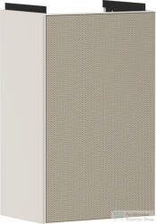 Hansgrohe XEVOLOS E 57, 5x34x24, 5 cm-es 1 ajtós, jobbos fali szekrény mosdó nélkül, matt homok/texturált bronz 54170390 (54170390)