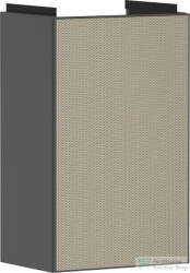 Hansgrohe XEVOLOS E 57, 5x34x24, 5 cm-es 1 ajtós, balos fali szekrény mosdó nélkül, matt palaszürke/texturált bronz 54168390 (54168390)