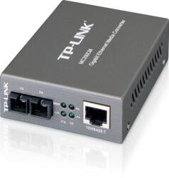 TP-LINK Switch media convertor TP-Link, 2 porturi (1x1000M SC/UPC port, 1x1000M RJ45 port (Auto MDI/MDIX), 1000Base-T to 1000Base-SX (SC (MC200CM)