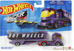 Hot Wheels - Big Rig Heat - Utánfutós kisautó (HYV57)