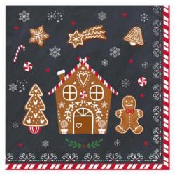 Easy Life Papírszalvéta 33x33cm, Gingerbread, 20 db-os