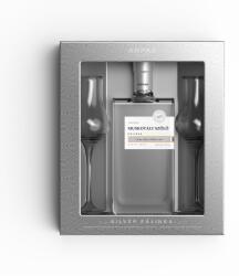 Árpád Pálinka Silver Muskotály Szőlő Pálinka ablakos díszdobozban 0, 5L + 2 db Tulipán pálinkáspohár (40%)