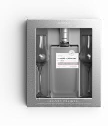 Árpád Pálinka Silver Feketecseresznye Pálinka ablakos díszdobozban 0, 5 L + 2 db Tulipán pálinkáspohár (40%)