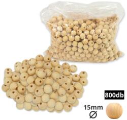 Natúr fagolyó 15mm 800db/csomag - OKOSÁR!