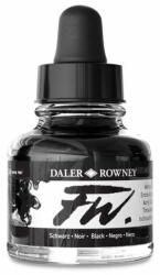 Daler-Rowney FW akril tinta 028 fekete 29, 5ml