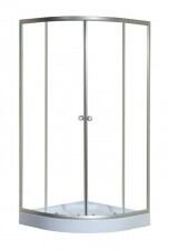 Sanotechnik Set Cabina De Dus Semirotunda Cu Cadita Sanotechnik Cubic St-80c - depozit-online