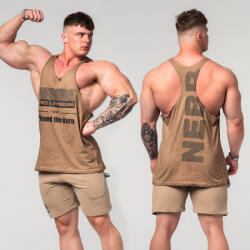 NEBBIA - Washed-OFF oversized atléta MAX OUT 359 (light brown) (L) - NEBBIA