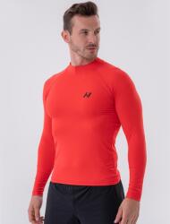 NEBBIA - Hosszú ujjú sportfelső férfi 328 (red) (XL) - NEBBIA