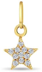 Bebe Gold Pandant din Aur 14K pentru Copii, model Steluta cu Pietre CZ