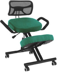 Kondela Scaun ergonomic in genunchi RUFUS Culoare: verde