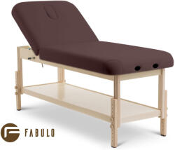 Fabulo Pat de masaj fix Fabulo SPA Lux V2 Set Culoarea tapițeriei: ciocolată, Lățimea șezlongului: 81 cm