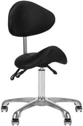 Giovanni Scaun cosmetic Saddle cu spatar Giovanni 1004 Culoare: negru
