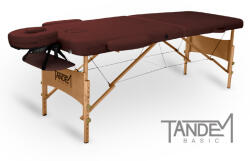 TANDEM Masa de masaj pliabila TANDEM Basic-2 Culoare: Burgundia
