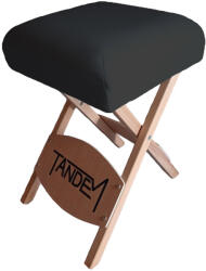 Tandem Scaun pliant pentru masa de masaj Tandem Culoare: negru