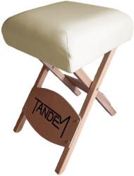 Tandem Scaun pliant pentru masa de masaj Tandem Culoare: cremă