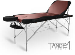 TANDEM Masa de masaj pliabila TANDEM Profi A3D Duo Culoare: visiniu-negru