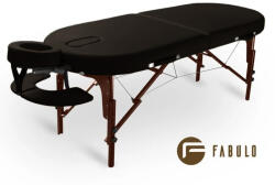 Fabulo Masa de masaj pliabila Fabulo DIABLO Oval Set Culoare: negru