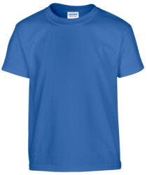 Gildan GIB5000 rövid ujjú pamut gyerek póló - royal szín (giB5000ro-xs) - ankit