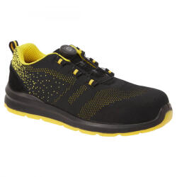 Portwest FT08 Compositelite munkavédelmi cipő fekete/sárga színben S1P (FT08BKY40)