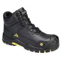 Portwest FC18 Apex Composite Mid bakancs fekete/sárga színben S3S ESD HRO SR SC FO (FC18BKY39)
