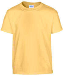 Gildan GIB5000 rövid ujjú pamut gyerek póló - yellow haze szín (giB5000yh-xs) - ankit