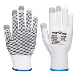 Portwest A118 Grip 13 PVC pöttyös érintőképernyős kesztyű (A118W7RXL)