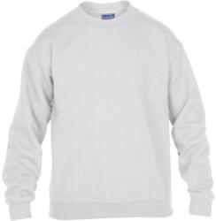 Gildan GIB18000 kevertszálú gyerek pulóver - white szín (giB18000wh-xs)