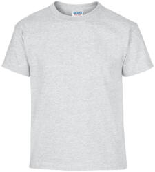 Gildan GIB5000 rövid ujjú pamut gyerek póló - ash grey szín (giB5000as-xl) - ankit